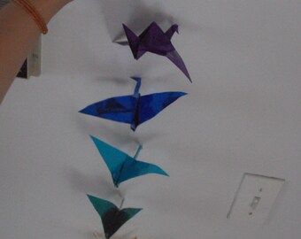 String of Birds (Origami Cranes)