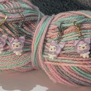 korumi Stitch Markers, Knitting Stitch Markers, Crochet Stitch Markers, Handmade Markers, Stitch Markers For Knitting, Crochet Markers