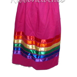 Ribbon Skirt, custom waist