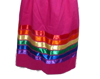 Ribbon Skirt, custom waist