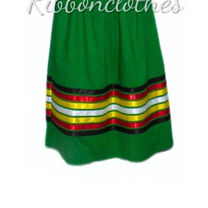 Ribbon Skirt, custom waist