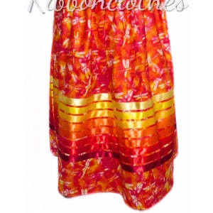 Ribbon Skirt, custom waist