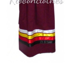 Ribbon Skirt, custom waist