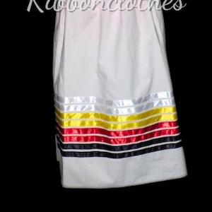 Ribbon Skirt, custom waist