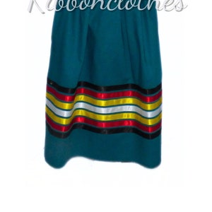 Ribbon Skirt, custom waist