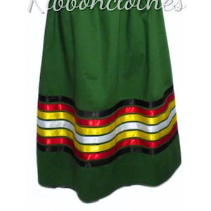 Ribbon Skirt, custom waist