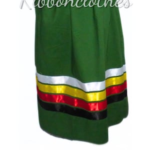 Ribbon Skirt, custom waist