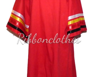 Womens Traditional Dress, Ribbon Dress, Wing Style (one size fits M-XL)