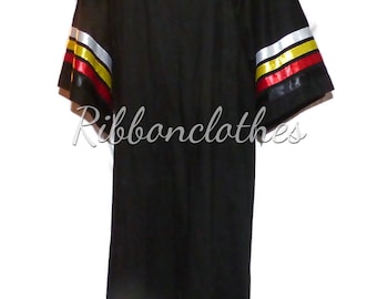Black Traditional Dress, Ribbon Dress, Wing Style (fits M-XL)