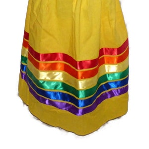 Ribbon Skirt, custom waist