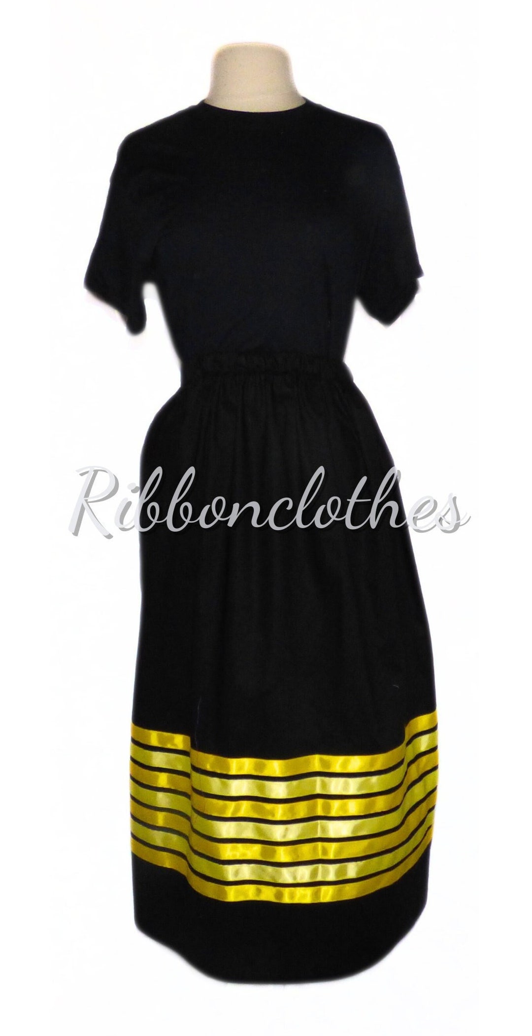 Ribbon Skirt, Custom Waist - Etsy