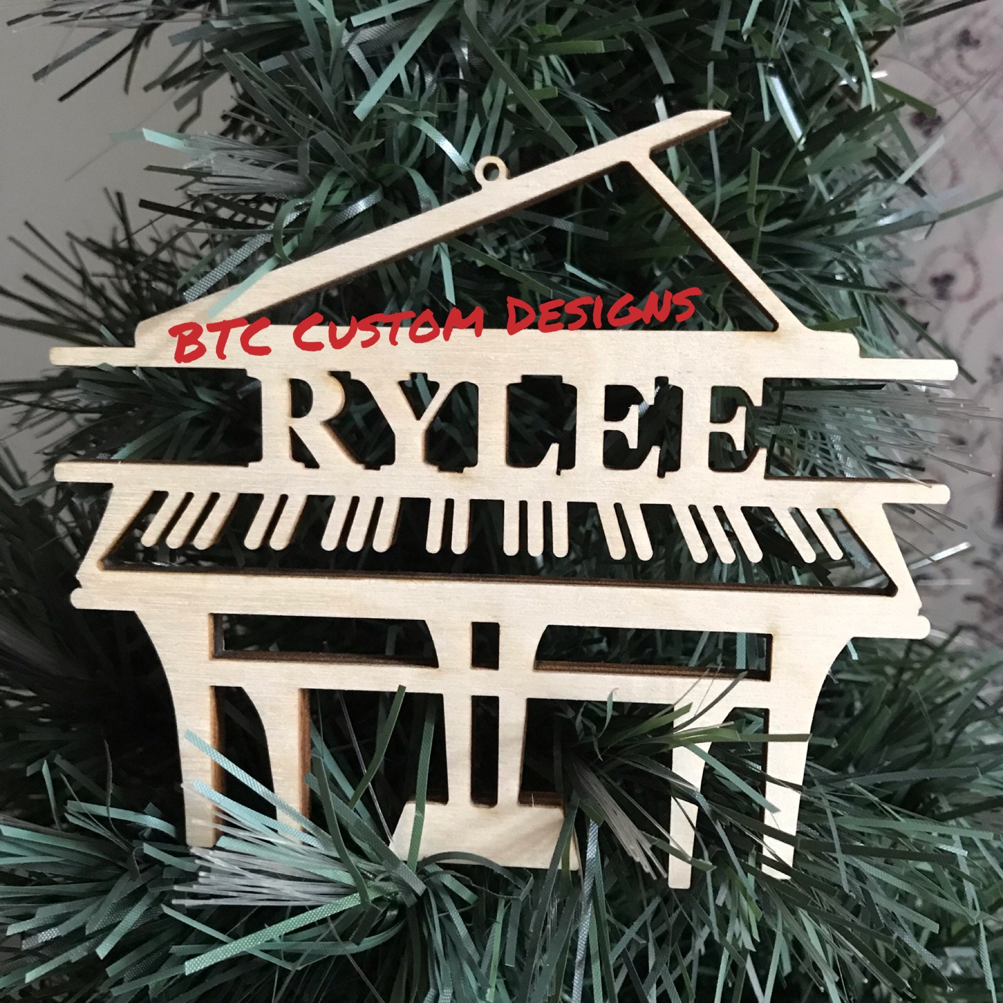 Piano Ornament piano personalized ornament Music lover Etsy