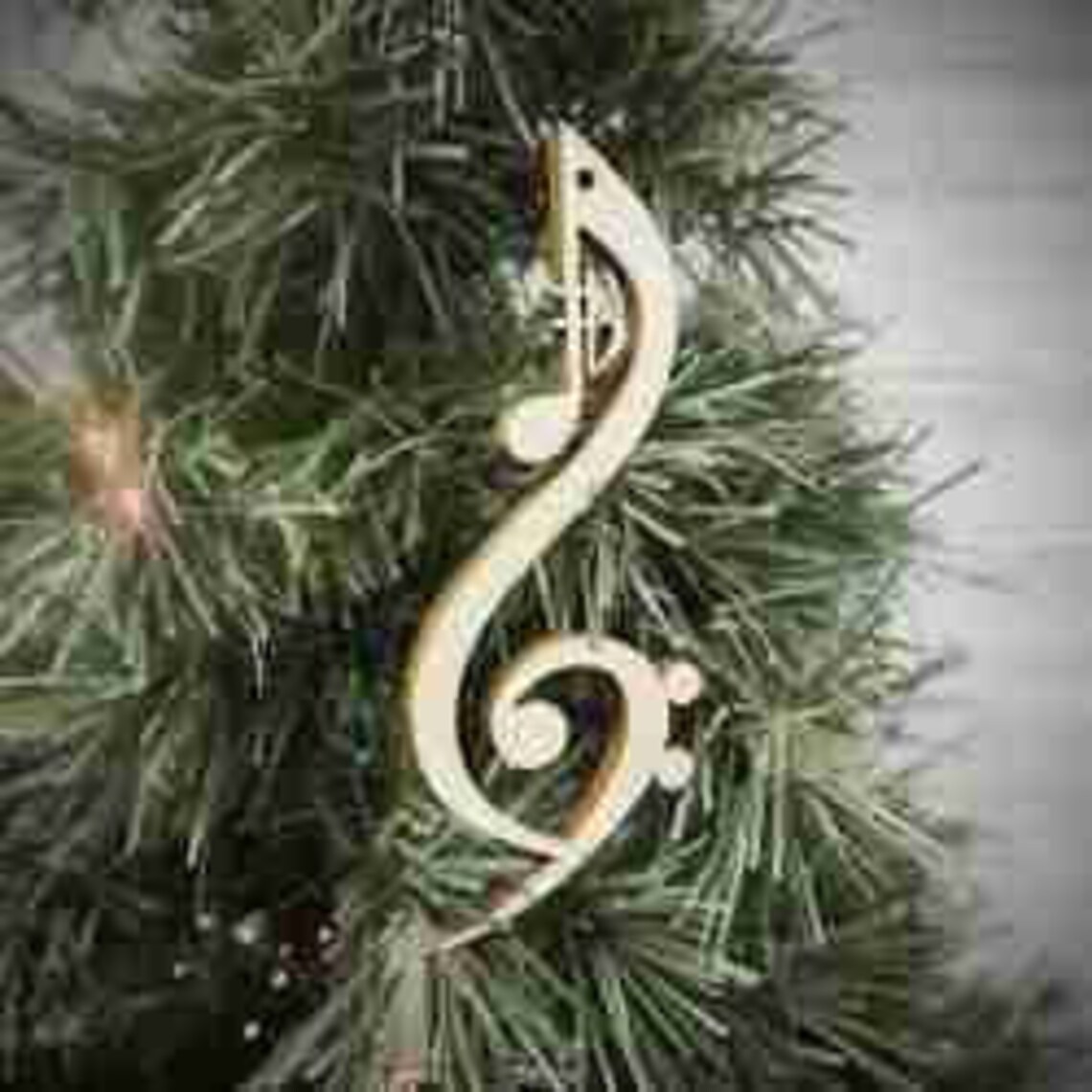 Musical Ornament Music Note Ornament Music Lover Ornament Etsy