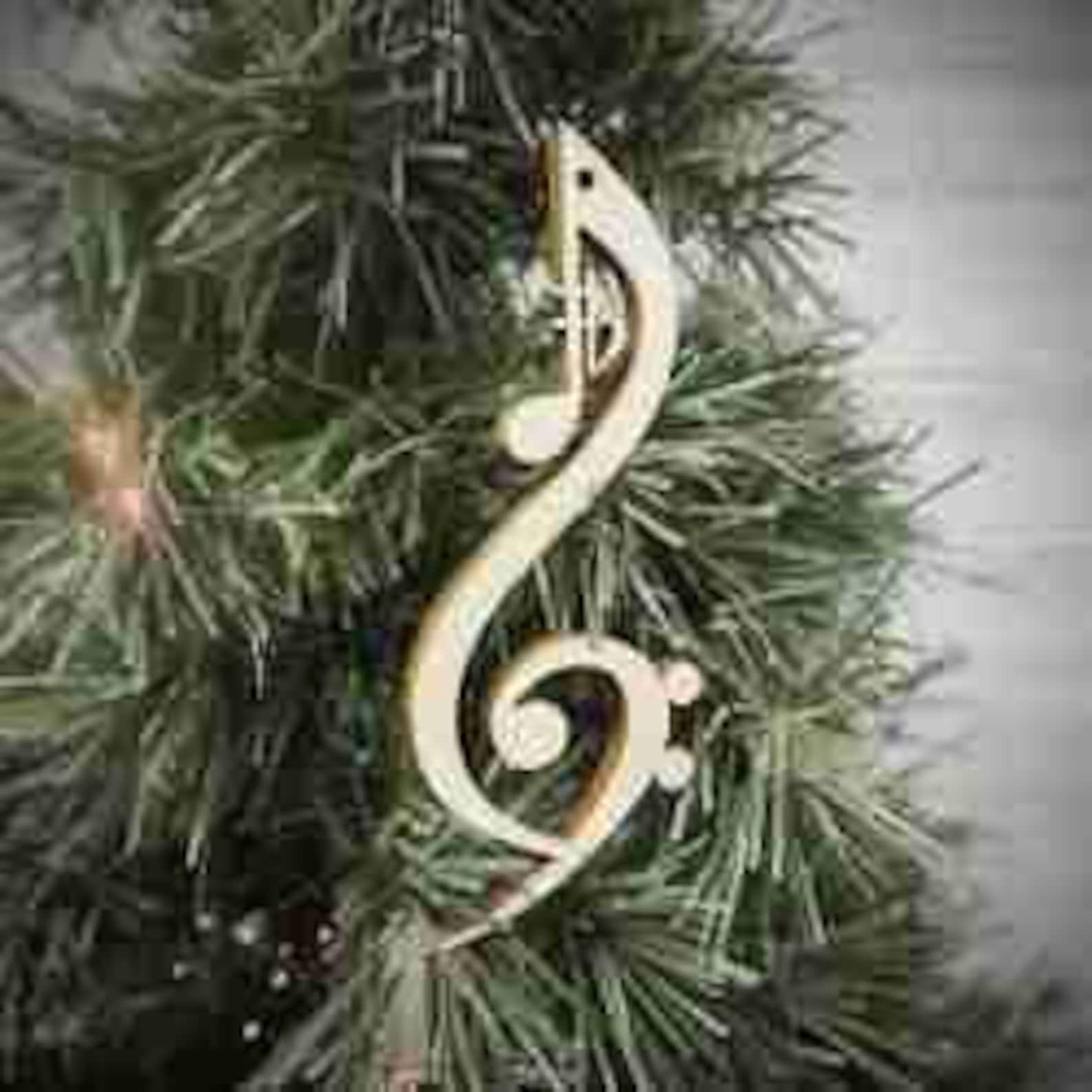 Musical Ornament Music Note Ornament Music Lover Ornament Etsy