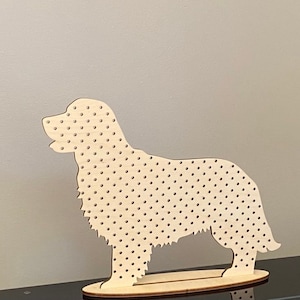 Dog Earring Display, Retriever Display, Earring Display, Multiple Earring display,  Craft show Display, wooden earring Display stand,
