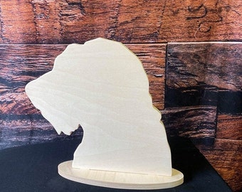 Golden Doodle silhouette,Dog Display,Craft Show Display, Labradoodle Dog Display, Wooden Display,Dog accessory display, Dog Bandana Display,