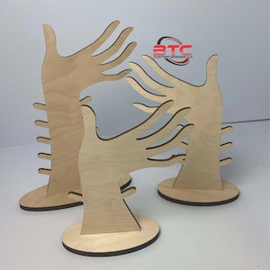 Bracelet Display, wooden Bracelet display, Craft show Display, Vendor Display, jewelry display, Hand Display