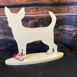 Chihuahua Display, Wooden Chihuahua, Chihuahua silhouette, Dog Accessory display, Dog display, Chihuahua  lover, Dog Accessory