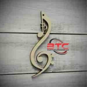 Musical Ornament, Music Note ornament, Music lover Ornament, Music Teacher ornament, Treble Clef ornament, Piano Teacher gift, Music teacher