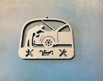 Mechanic ornament, Mechanic gift, Car mechanic, Dad car gift, Dad gift, Father&#39;s Day Gift, Mechanic personalized