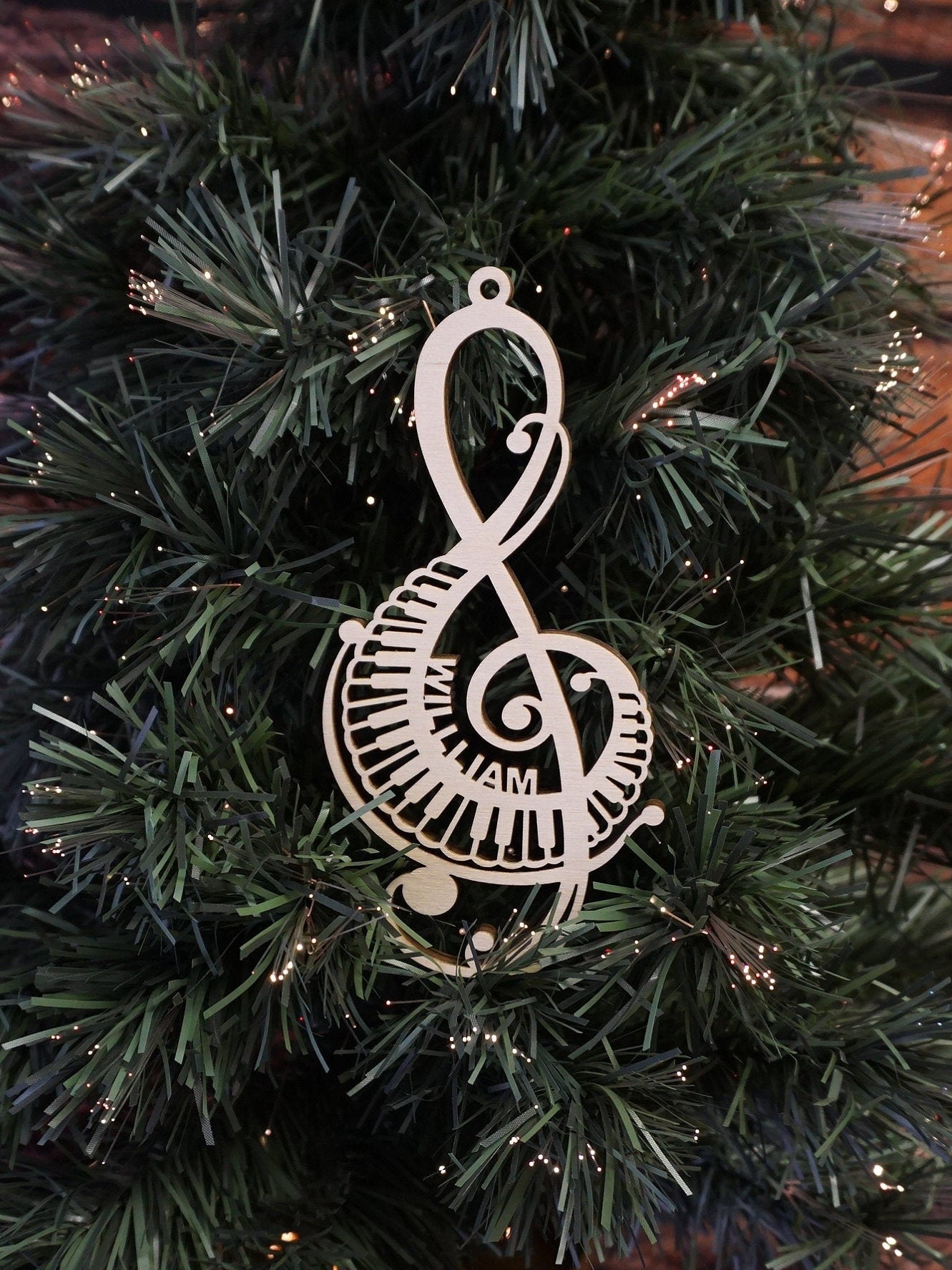 Musical Ornament Music Note Ornament Music Lover Ornament Etsy