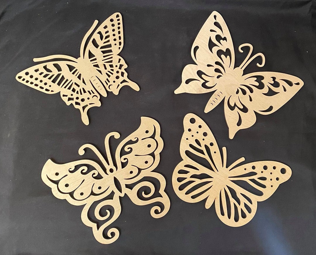 Butterfly, Wood Butterfly Cutout, Wooden Butterfly, Butterfly