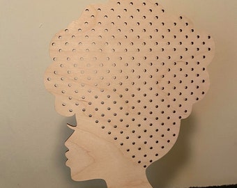 Earring Display, Multiple Earring display,  Craft show Display, wooden earring Display stand, earring manniquin craft booth display