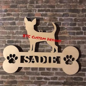 Chihuahua ornament, Chihuahua charm, Chihuahua car charm, Personalized Chihuahua ornament, Chihuahua, Dog Charm, Christmas Ornament