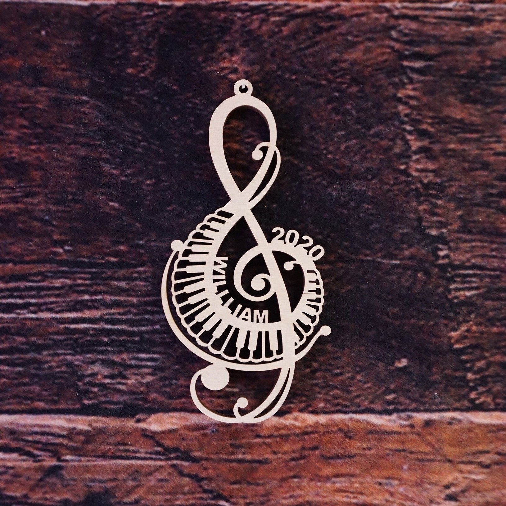 Musical Ornament Music Note Ornament Music Lover Ornament Etsy