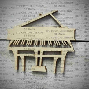 Piano Ornament, Music ornament, Music lover Ornament, Music Teacher ornament, Pianist ornament, Piano Teacher gift, Music teacher