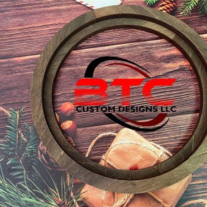 Circle Frame, Round Frame, Circle wood frame, Wood Picture frame, Frame