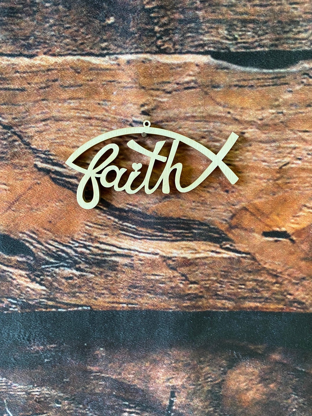 Cross Ornament, Faith Fish Ornament, Faith, Ichthys, Religious Ornament
