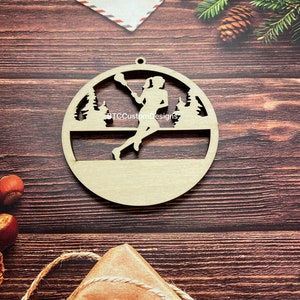 Personalized lacrosse ornmanet, lacrosse ornament, lacrosse player ornament, lacrosse gift, lacrosse player gift