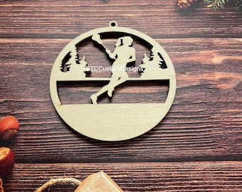 Personalized lacrosse ornmanet, lacrosse ornament, lacrosse player ornament, lacrosse gift, lacrosse player gift