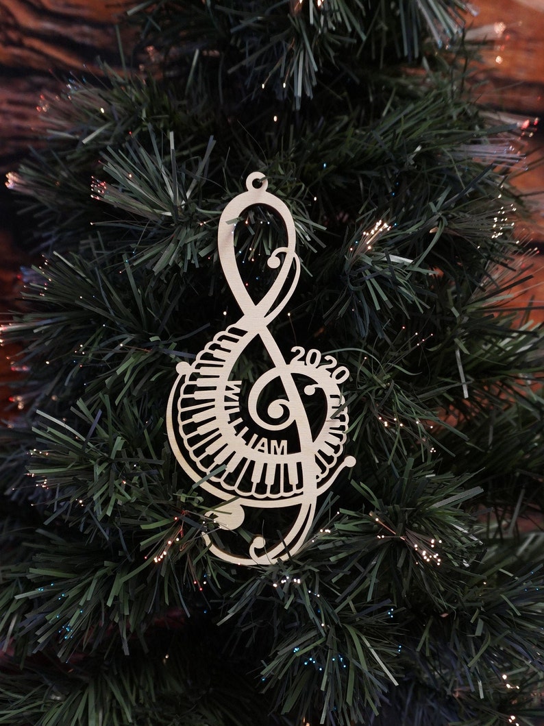 Musical Ornament Music Note ornament Music lover Ornament Etsy