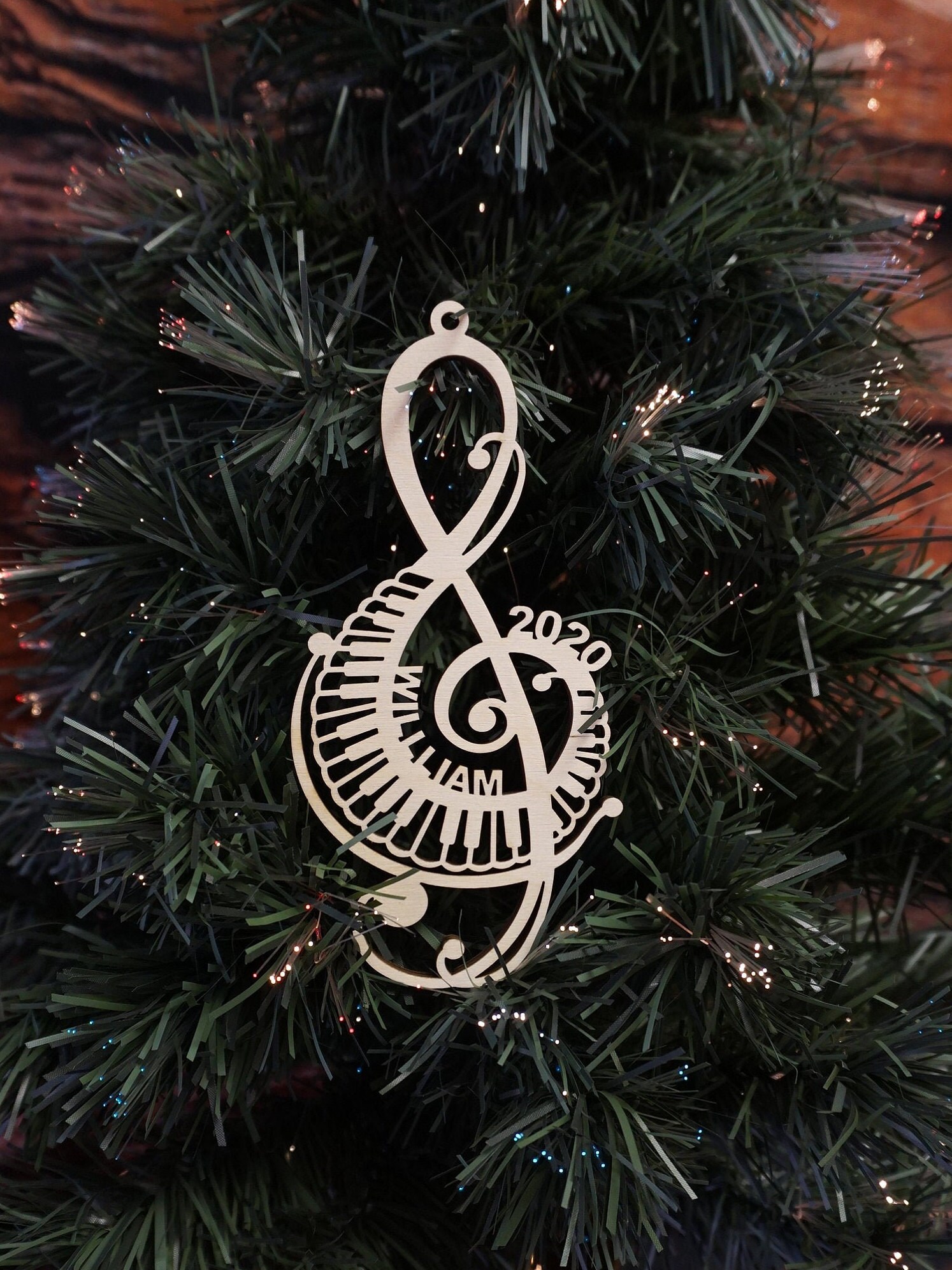 Musical Ornament Music Note Ornament Music Lover Ornament Etsy