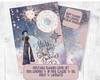 Celestial Planer Cover Set: Erin Condren, Happy Planner (PDF)