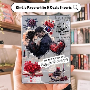 Kindle Case insert | Dark Romance | Romantasy Reader | Kindle Stickers | Kindle Skin | Paperwhite | Basic | Oasis