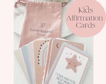 Positive Affirmation Cards for Kids: Mindful Meditation, Anxiety Tool