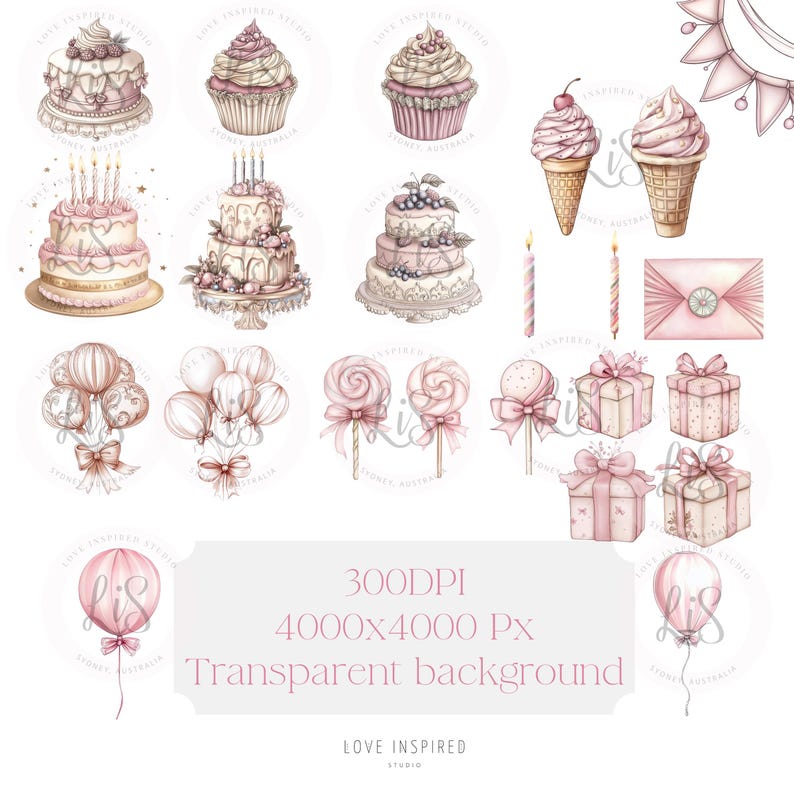 Vintage-style pink carousel horse PNG for nursery or birthday designs
