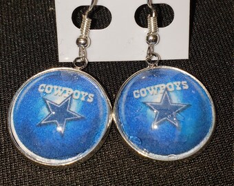 Dallas Cowboys Dangle Piercingd Pendientes