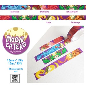 Moon Eaters Washi Tape Philippine Mythology Bakunawa