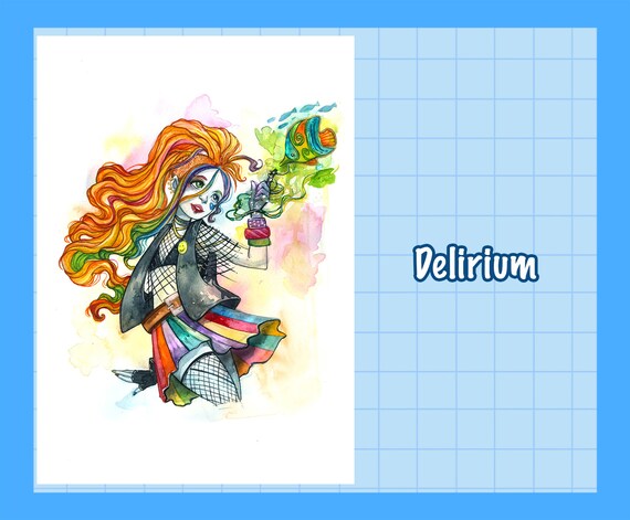 Delirium Book Setting Clipart