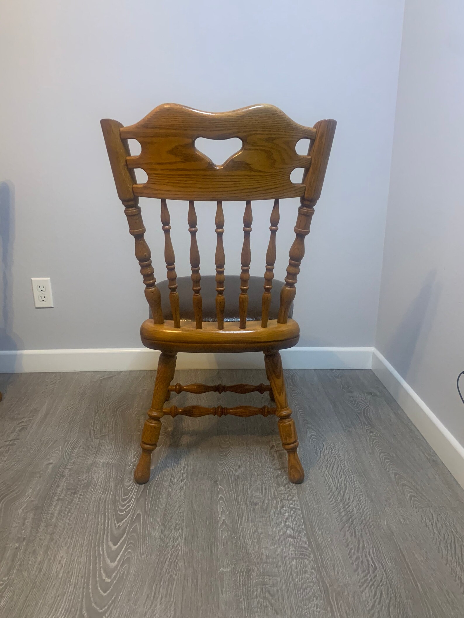 Vintage Dinaire Oak Dining Chair Set of 4 With Natural Soft Etsy