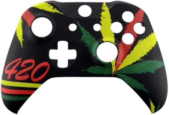 Xbox One Controller Custom Leaf 4 Replacement Front Shell Etsy
