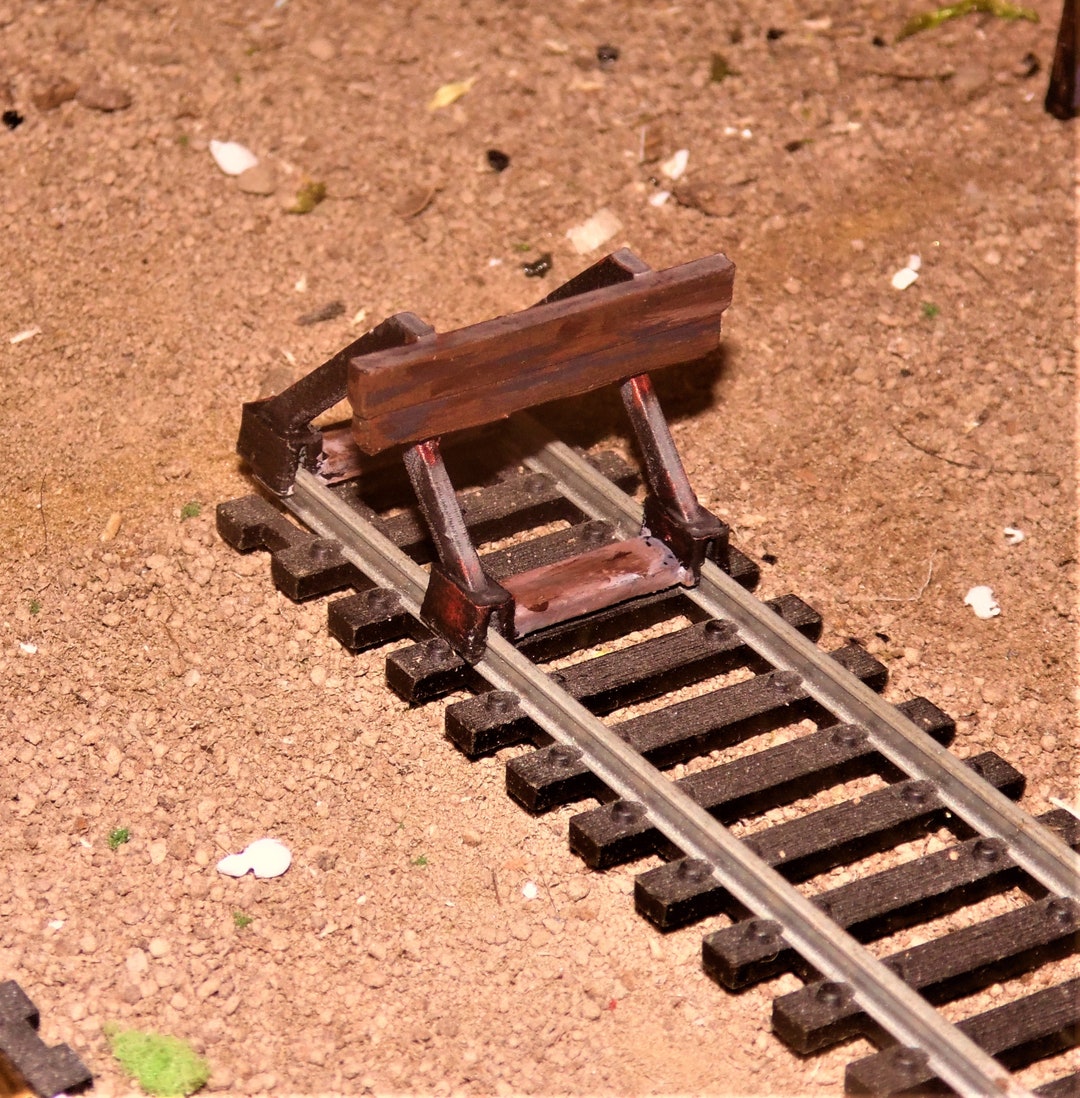 HO Scale Track Bumpers3d Printedset of Eight 8 Painted and Etsy