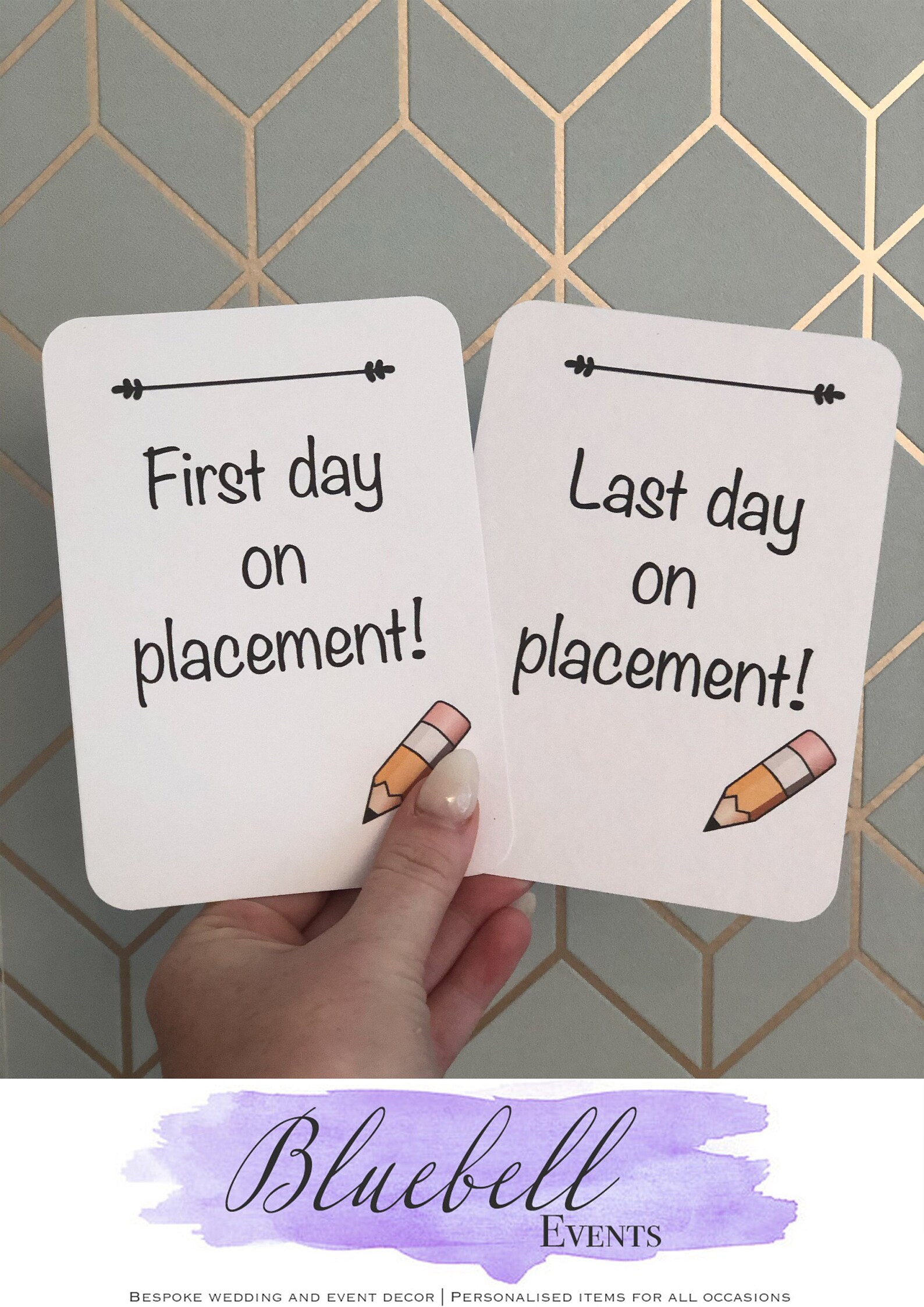 Trainee Teacher Photo Prop Cards Perfect Gift for Any Etsy