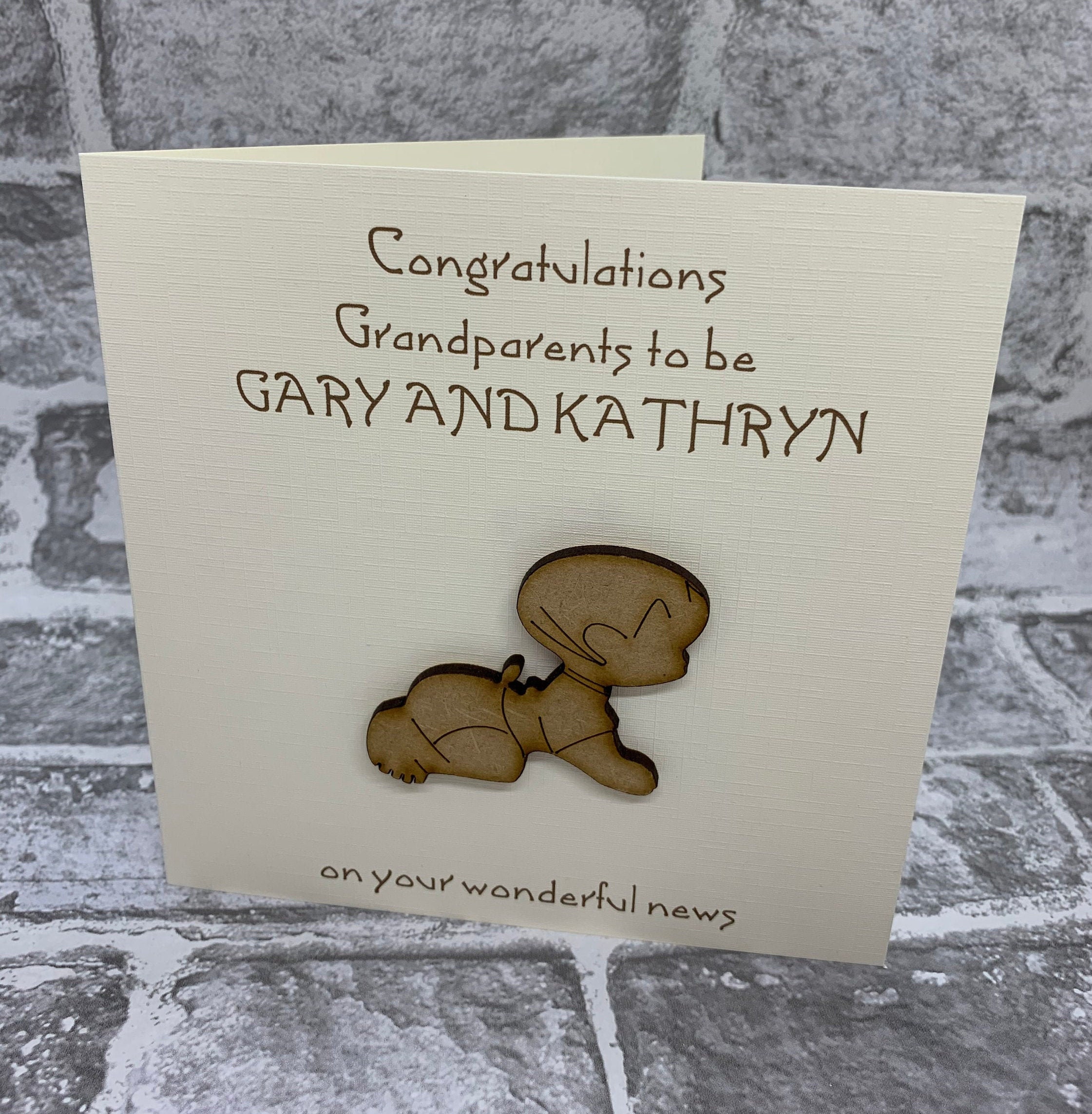 Parents to be Expecting a Baby Congratulations 6sq Card  Etsy