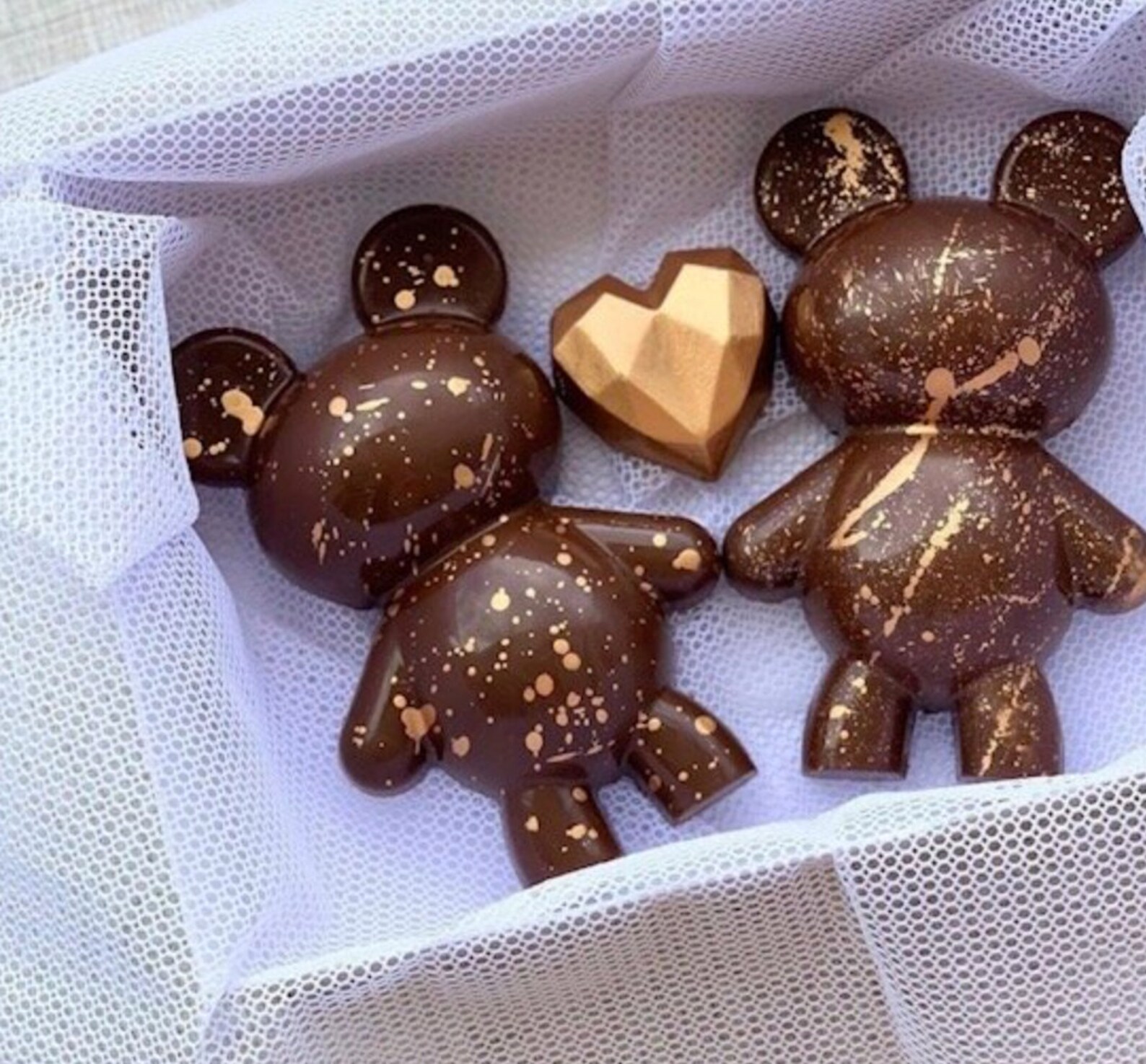 Breakable Teddy Bear Chocolate Mold 3 Parts BWB Etsy