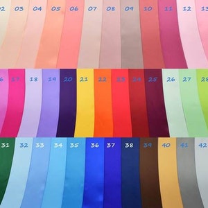Brautgürtel Satinband 43 Farben wählbar Bild 3